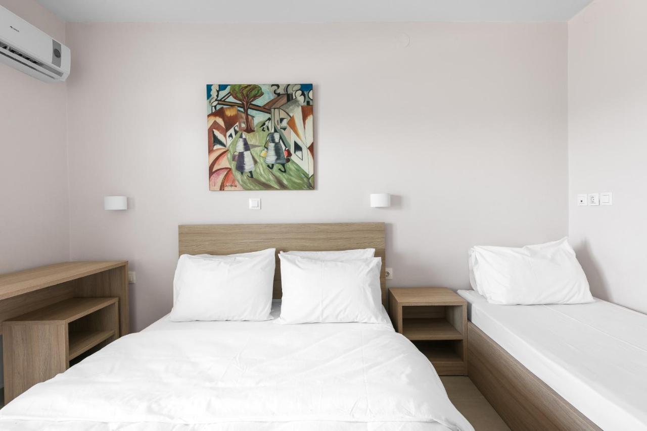 Апартаменты Blue Flag, Nilie Hospitality Mgmt Олимпиаки-Акти Экстерьер фото